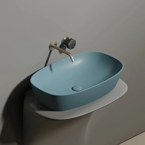 Раковина Ceramica Nova ELEMENT CN6049MLG Зеленый матовый накладная Раковина Ceramica Nova ELEMENT CN6049MLG Зеленый матовый накладная