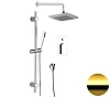 Душевая система Remer Infinity I09S07ODO, золото глянцевое