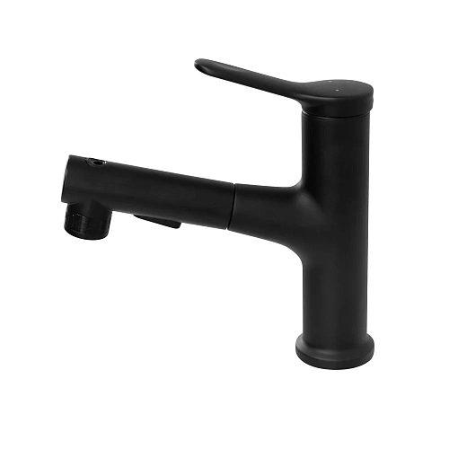 Смеситель для раковины BelBagno BB-LVMD-NERO-W0 с выдвижным изливом черный матовый Смеситель для раковины BelBagno BB-LVMD-NERO-W0 с выдвижным изливом черный матовый