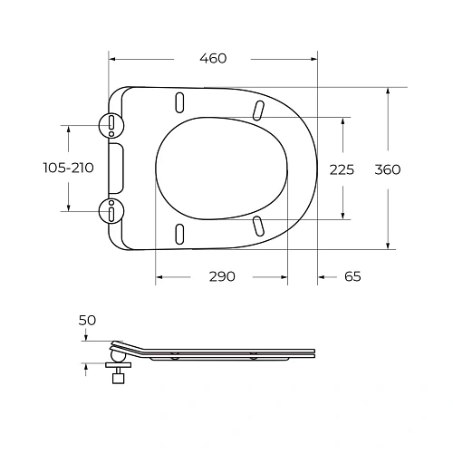 Крышка-сиденье BelBagno BB901SC Крышка-сиденье BelBagno BB901SC