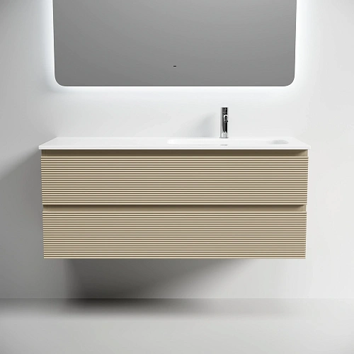 Тумба под раковину SANCOS Folk FL120RCP правая 1190х445х500 капучино, подвесная Тумба под раковину SANCOS Folk FL120RCP правая 1190х445х500 капучино, подвесная