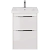 Тумба под раковину DREJA PRIME, 60 см, подвесная/напольная, 2 ящика, белый глянец 99.9300 Тумба под раковину DREJA PRIME, 60 см, подвесная/напольная, 2 ящика, белый глянец 99.9300