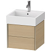 Картинка анонса товара «тумба под раковину duravit xviu xv43330b171 подвесная 48.4 см средиземноморский дуб»