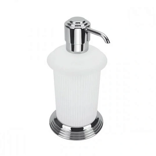 Дозатор жидкого мыла Colombo Hermitage B9336.CR-VAN хром/матовое стекло Дозатор жидкого мыла Colombo Hermitage B9336.CR-VAN хром/матовое стекло