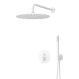 Душевая система CEZARES LEAF-DSIP-30-L-BIO встраиваемая, для верхнего и ручного душа, верхний душ 30 см, белый матовый Душевая система CEZARES LEAF-DSIP-30-L-BIO встраиваемая, для верхнего и ручного душа, верхний душ 30 см, белый матовый