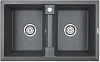 Кухонная мойка Paulmark ZWILLING PM238150-DG PM238150-DG кварцевая графит Кухонная мойка Paulmark ZWILLING PM238150-DG PM238150-DG кварцевая графит