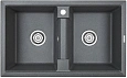Кухонная мойка Paulmark ZWILLING PM238150-DG PM238150-DG кварцевая графит Кухонная мойка Paulmark ZWILLING PM238150-DG PM238150-DG кварцевая графит
