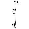 Душевая система Lemark Ursus LM7260BL с регулируемой высотой штанги, черный Душевая система Lemark Ursus LM7260BL с регулируемой высотой штанги, черный