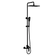 Душевая система Lemark Ursus LM7260BL с регулируемой высотой штанги, черный Душевая система Lemark Ursus LM7260BL с регулируемой высотой штанги, черный
