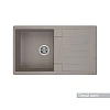 Кухонная мойка Aquaton Верона 1A710032VR250 из литого мрамора, прямоугольная, с крылом серый шелк Кухонная мойка Aquaton Верона 1A710032VR250 из литого мрамора, прямоугольная, с крылом серый шелк
