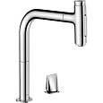 Смеситель для кухни Hansgrohe Metris Select M71 на 2 отверстия, с вытяжным изливом M7120-H200 73819000. Смеситель для кухни Hansgrohe Metris Select M71 на 2 отверстия, с вытяжным изливом M7120-H200 73819000.