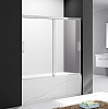 Картинка анонса товара «шторка на ванну cezares tandem-soft-vf-2-180/145-p-cr 180см стекло рифленое, профиль хром»