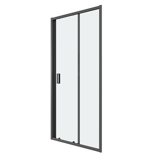 Душевая дверь Niagara Eco NG-651-9AB (90x190) профиль черный, стекло прозрачное Душевая дверь Niagara Eco NG-651-9AB (90x190) профиль черный, стекло прозрачное