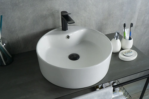 Раковина Gid N9008b 51104 накладная белая 46x46x16 Раковина Gid N9008b 51104 накладная белая 46x46x16