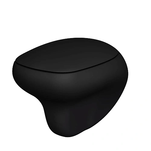 Унитаз подвесной Diamond 123T20201R (530x405x375) матовый черный безободковый без сиденья Унитаз подвесной Diamond 123T20201R (530x405x375) матовый черный безободковый без сиденья