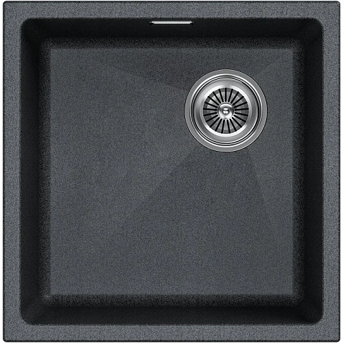 Кухонная мойка Paulmark LUMI 45UNI-SKEW LU45SK-DG, графит, 455х440 Кухонная мойка Paulmark LUMI 45UNI-SKEW LU45SK-DG, графит, 455х440