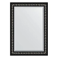 Зеркало в багетной раме Evoform Exclusive BY 1195 75 x 105 см, черный ардеко Зеркало в багетной раме Evoform Exclusive BY 1195 75 x 105 см, черный ардеко