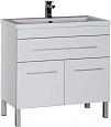 Тумба под раковину Aquanet Верона 90 белый (напольная 1 ящик 2 дверцы) 00182708 Тумба под раковину Aquanet Верона 90 белый (напольная 1 ящик 2 дверцы) 00182708