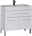 Тумба под раковину Aquanet Верона 90 белый (напольная 1 ящик 2 дверцы) 00182708 Тумба под раковину Aquanet Верона 90 белый (напольная 1 ящик 2 дверцы) 00182708
