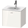 Картинка анонса товара «тумба под раковину duravit brioso br420902222 подвесная 52 см белый глянцевый»