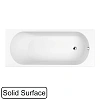 Ванна из искусственного камня WHITECROSS Jane 170x70 0222.170070.200 Solid Surface белый матовый Ванна из искусственного камня WHITECROSS Jane 170x70 0222.170070.200 Solid Surface белый матовый