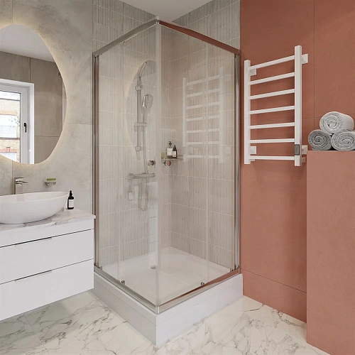 Душевой уголок DIWO Анапа 90х90, профиль хром глянец 569207 Душевой уголок DIWO Анапа 90х90, профиль хром глянец 569207