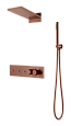 Душевая система Boheme Fusion 131-BRB встраиваемая с термостатом, BRUSHED BRONZE Душевая система Boheme Fusion 131-BRB встраиваемая с термостатом, BRUSHED BRONZE