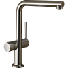 Картинка анонса товара «смеситель для кухни hansgrohe 270, с запорным вентилем, 1jet 72827800, под сталь»