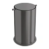 Корзина для мусора Boheme 10916-GM с вращающейся крышкой Gun Metal