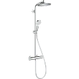 Душевая система hansgrohe Crometta S 240 1jet Showerpipe EcoSmart с термостатом 27268000 Душевая система hansgrohe Crometta S 240 1jet Showerpipe EcoSmart с термостатом 27268000