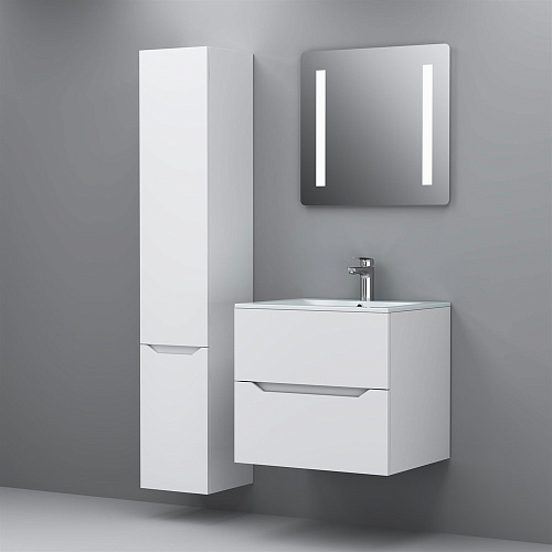 Тумба с раковиной AM.PM Tender 60 напольная, белый глянец M45A-FSX0602-WC0602WG Тумба с раковиной AM.PM Tender 60 напольная, белый глянец M45A-FSX0602-WC0602WG