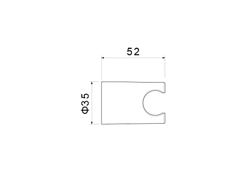 Держатель ручного душа Aquatek AQ2404BGM черный хром шлифованный Держатель ручного душа Aquatek AQ2404BGM черный хром шлифованный
