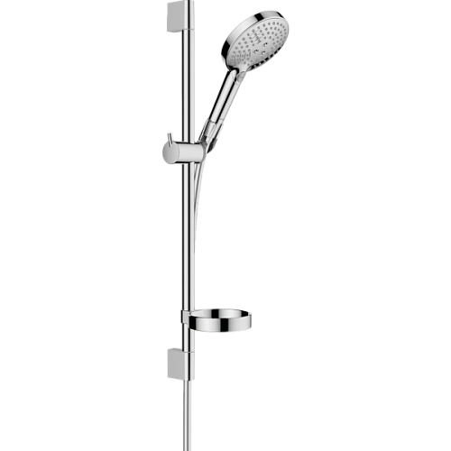 Душевой гарнитур Hansgrohe Raindance Select S 120 3jet, со штангой 65 см и мыльницей 27944000, хром Душевой гарнитур Hansgrohe Raindance Select S 120 3jet, со штангой 65 см и мыльницей 27944000, хром