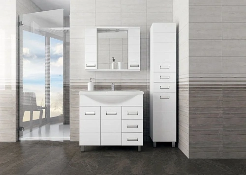 Тумба под раковину Style Line Ирис 100 (3 ящ.) ЛС-00000178 Тумба под раковину Style Line Ирис 100 (3 ящ.) ЛС-00000178