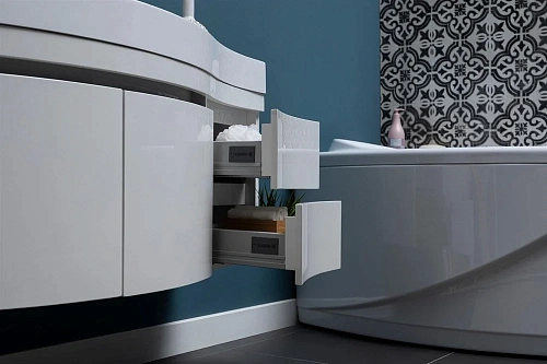 Комплект мебели Aquanet Опера 115 L белый (2 дверцы 2 ящика) 00169414 Комплект мебели Aquanet Опера 115 L белый (2 дверцы 2 ящика) 00169414