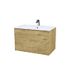 Тумба с раковиной IDDIS Bild (BIL80V0i95K) подвесная, 80 см, дуб светлый Тумба с раковиной IDDIS Bild (BIL80V0i95K) подвесная, 80 см, дуб светлый