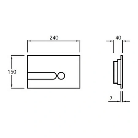 Клавиша смыва Jacob Delafon сталь, матовая, механическая, белая E4326-00 24 x 15 см Клавиша смыва Jacob Delafon сталь, матовая, механическая, белая E4326-00 24 x 15 см