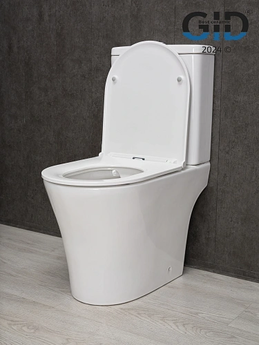 Унитаз напольный Gid Tn2124 62244Y белый 60.5x36x82.5 с крышкой микролифт Унитаз напольный Gid Tn2124 62244Y белый 60.5x36x82.5 с крышкой микролифт