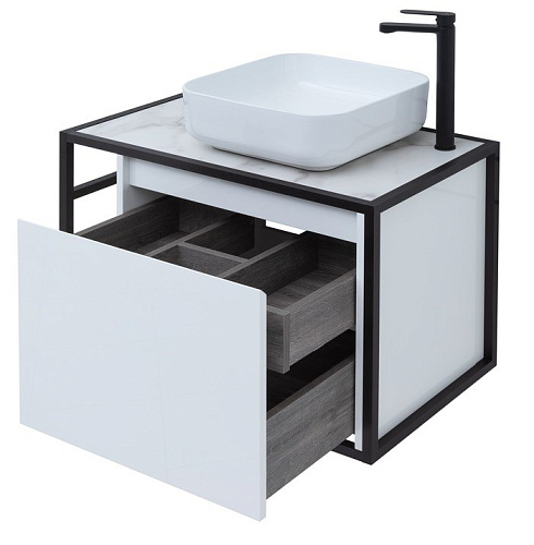 Тумба под раковину Aquanet Nova Lite Loft 75 R белый 00261649 Тумба под раковину Aquanet Nova Lite Loft 75 R белый 00261649