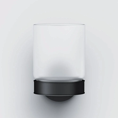 Стакан AM.PM X-Joy A85A34322 стеклянный, черный Стакан AM.PM X-Joy A85A34322 стеклянный, черный