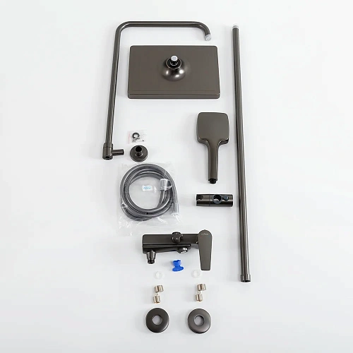 Душевая система CEZARES LINER-CVD-GM оружейная сталь Душевая система CEZARES LINER-CVD-GM оружейная сталь