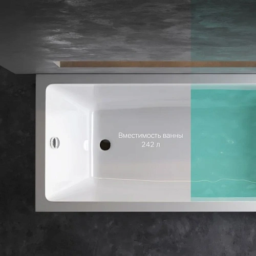 Акриловая ванна AM.PM Gem W93A-180-080W-A 180x80 см Акриловая ванна AM.PM Gem W93A-180-080W-A 180x80 см