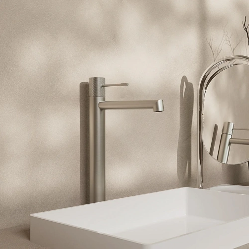 Смеситель для раковины Vincea Desire VBF-1D2BN брашированный никель Смеситель для раковины Vincea Desire VBF-1D2BN брашированный никель