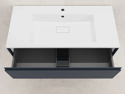 Тумба под раковину Style Line ЛИМА 100 ЛС-00002353 подвесная черный Тумба под раковину Style Line ЛИМА 100 ЛС-00002353 подвесная черный