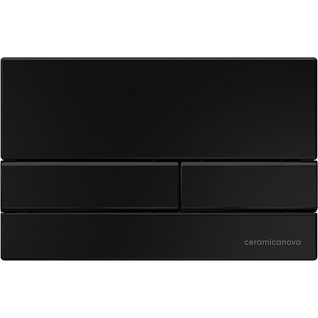 Комплект унитаза Ceramica Nova Metropol Rimless CN4002 c шумоизоляцией CN1000 инсталляцией Envision клавишей смыва Flat черный матовый и креплениями CN1002B