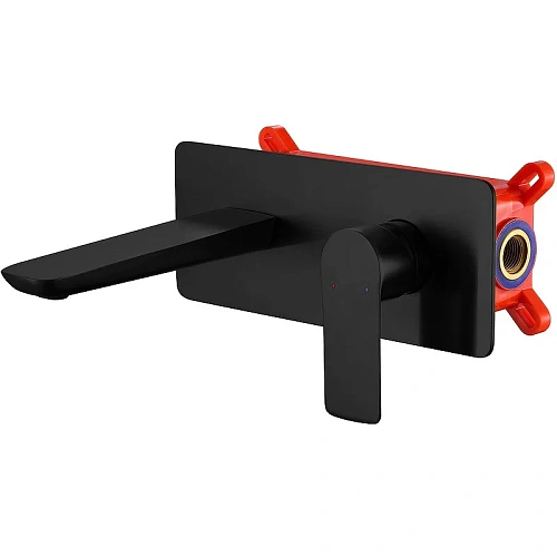 Смеситель для раковины VENTAS S 076006 скрытого монтажа, совместный, черный матовый Смеситель для раковины VENTAS S 076006 скрытого монтажа, совместный, черный матовый