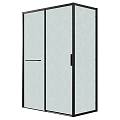 Душевой уголок GROSSMAN Style 100.K33.05.130.21.02-200.K33.05.90.21.02 (130х90х195) раздвижная(левая),черный матовый,стекло шиншилла Душевой уголок GROSSMAN Style 100.K33.05.130.21.02-200.K33.05.90.21.02 (130х90х195) раздвижная(левая),черный матовый,стекло шиншилла