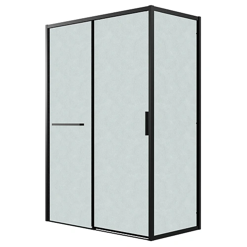 Боковая стенка GROSSMAN Style 200.K33.05.70.21.02 (70x195) черный матовый, стекло шиншилла Боковая стенка GROSSMAN Style 200.K33.05.70.21.02 (70x195) черный матовый, стекло шиншилла