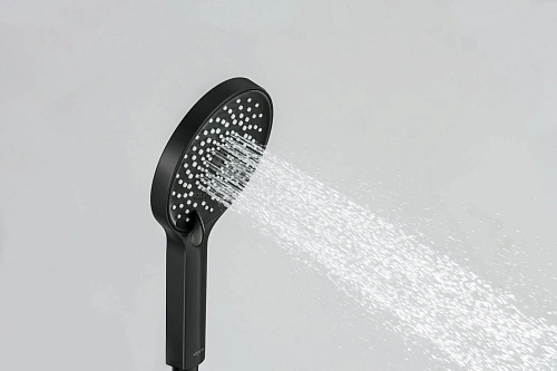 Душевая лейка Aquatek Лугано AQ2201MB черный матовый Душевая лейка Aquatek Лугано AQ2201MB черный матовый