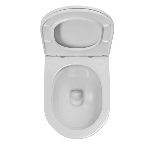 Унитаз подвесной Sintesi Hurricane SIN-TS-EVI-152 безободковый, сиденье дюропласт микролифт Унитаз подвесной Sintesi Hurricane SIN-TS-EVI-152 безободковый, сиденье дюропласт микролифт